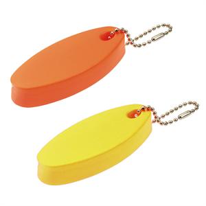 Floating Keychain Deluxe Vinyl Coated Oval Key Float